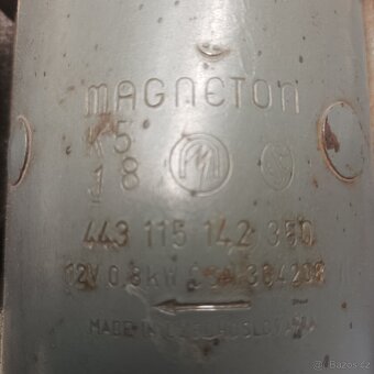 FAVORIT STARTÉR. VÝMĚNA ZA SKODA 120 105 - 2