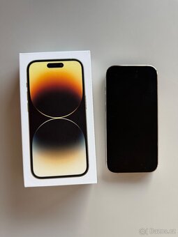 iPhone 14 Pro 128 GB – zlatý, TOP stav - 2