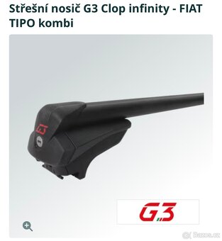 Příčníky na Fiat Tipo kombi od r. 2016 - 2