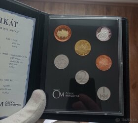 Sada oběžných mincí 2012 Proof v koženém obalu - 2