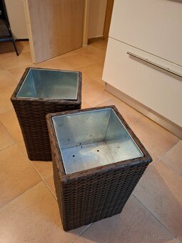 Ratanové kvetinace - 2