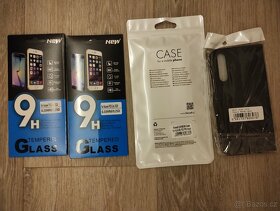Prodám tvrzené sklo a poudro huawei P20 - 2