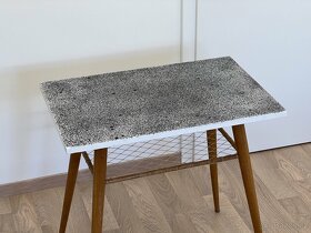 Retro stolek stůl 70. léta dřevěný - 2
