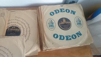 Šelakové gramofonové desky cca 500ks - 2