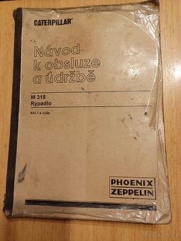 Phoenix/Zeppelin bagr M 318-návod k obsluze - 2