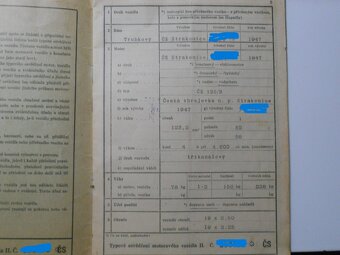 ČZ 125 B rok 1947 - 2