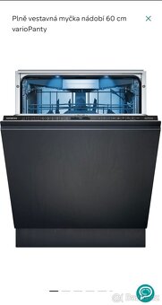 Nová vest. myčka SIEMENS STUDIOLINE SN97T801CE-TOP model - 2