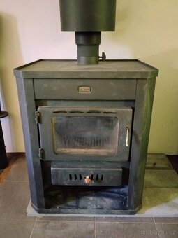 Krbová kamna teplovzdušná 15,9kW - 2