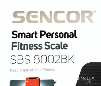 Chytrá váha Sencor SBS 8002BK NOVÁ - 2