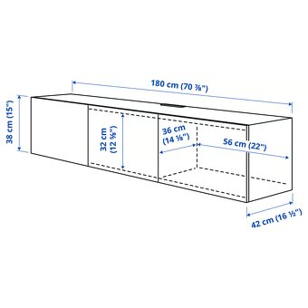 TV stolek Besta Ikea - 2