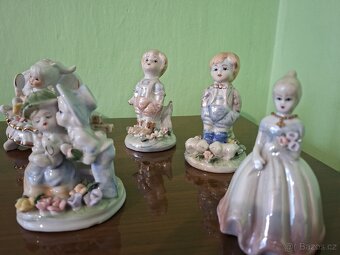 Sada 7 porcelánových sošek – výška 13 cm - 2