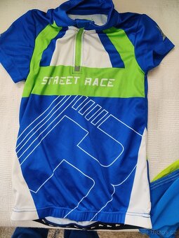 dětské cyklo oblečení cca 8 -10 let - 2
