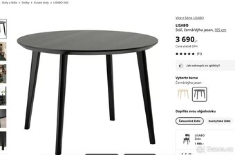 Jidelní stůl Ikea LISABO - 2