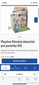 Playtive Dřevěný domeček pro panenky XXL - 2