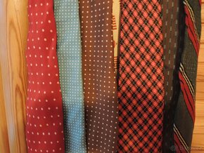 Retro kravaty, 7 ks, nošené - 2