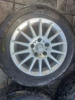 Alu disky R15, 5x114.3, + letni pneu - 2