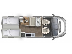 Obytná dodávka Eura Mobil 635 HB Fiat 140 HP NOVÉ - 2