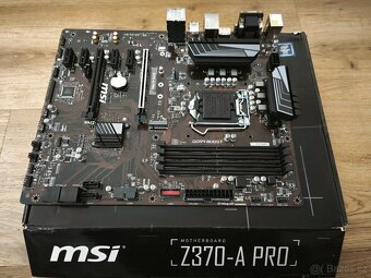 MSI Z370-A PRO socket 1151 8. a 9 gen CPU M.2 slot Nová - 2