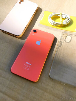 Prodám: Apple Iphone XR 64GB Coral Orange -- VÝBORNÝ STAV - 2