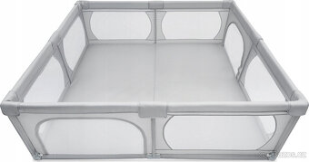 dětská ohrádka Moby System 200x140 cm šedá - 2