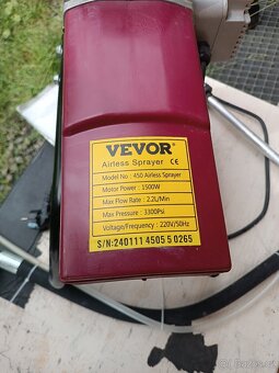 Vysokotlaké stříkací malířské zařízení 1500W - lehce použitý - 2