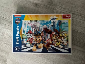 5x puzzle (tlapková patrola, minnie mouse, Máša a medvěd…) - 2