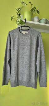 Šedý pánský svetr H&M - 2