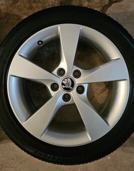 ALU kola 16" Fabia 3 Rapid 5x100 215/45 R16 - 2