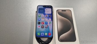 Apple iphone 15pro 128GB Natural Titanium - 2