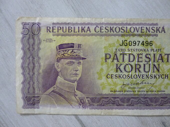 50 korun Československých -Štefánik serie JG - 2