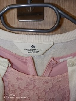 Šaty + bolerko vel 110/116 - 2