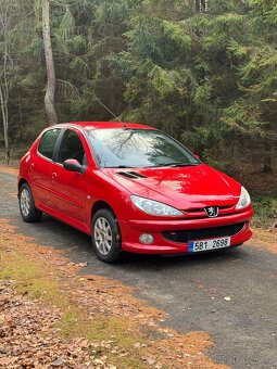Peugeot 206, 1.4 16v 55kw, 86 tisíc nájezd - 2