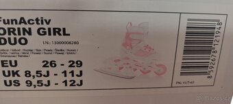 Dívčí brusle 2v1 - 2