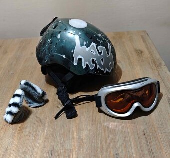 Dětská lyžařská helma Head + brýle Blizzard + ouška - 2