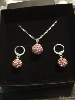 Krásná sada swarovski styl / Mix barev - 2