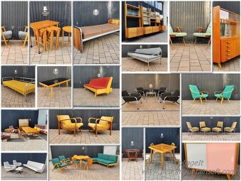 Retro nábytek z 20-70 let. - 2