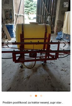 Postřikovač nesený 600L - 2