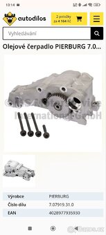 Olejové čerpadlo BMW - 2