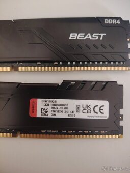 64gGb RAM kingston 3600MHz CL18 - 2