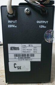 Zálohovaný stejnosměrný zdroj 230V/12V ELTECO BZ 12L - 2