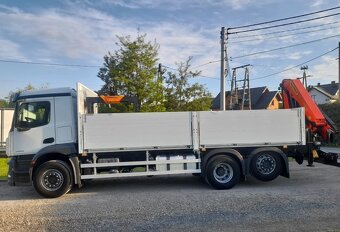 Mercedes-Benz ANTOS-6x2-Valník+HR-PALFINGER PK 22002 EH E - 2