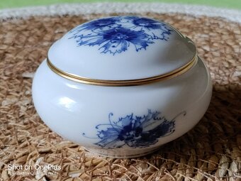 Dózička/cukřenka Míšeň/Meissen květinový dekor - 2