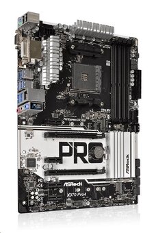 ASRock MB Sc AM4 X370 PRO4, AMD X370, 4xDDR4, VGA - bez I/O - 2
