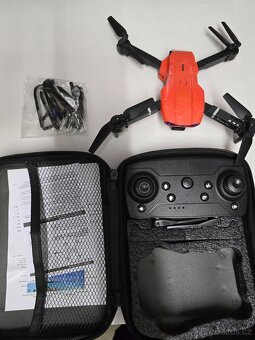 E99 Dron Professinal BEZ KAMERY + box s přísluš. Oranžový - 2