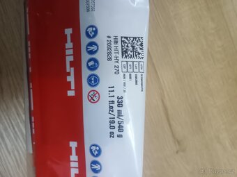 Chemické kotvy HILTI 330 ml - 2