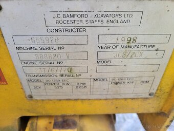 Traktorbagr JCB 2CX - 2