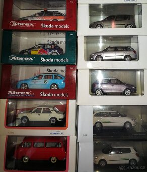 Modely aut 1:43, 1:24, 1:18 - 2