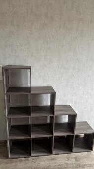 Regál dřevěný, knihovna - 2