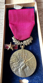 medaile Únor 1948 vojenská III. tř. - 2