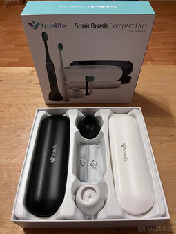TrueLife SonicBrush Compact Duo sada bílá/černá - 2
